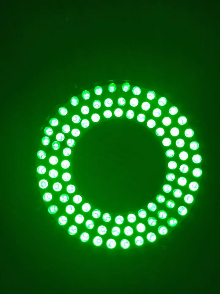 مصباح حلقي LED قابل للتعديل ، ميكروسكوب بيولوجي ، مصدر ضوء حلقة LED بقطر 50 مللي متر ، 96 قطعة.