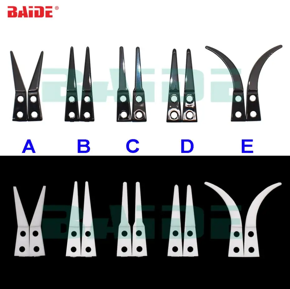 Black / White Ceramic Tweezers Head DIY Replacement Screw Set for E cigarette Hand Tools 600set/lot