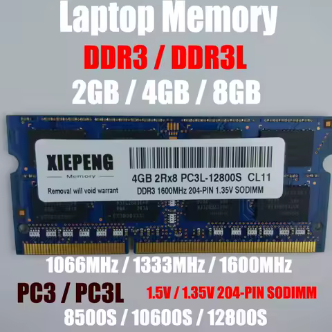 Laptop 4GB DDR3 1333MHz PC3 10600 RAM 8GB 2Rx8 PC3L-12800 for Mac Mini A1347 MD101 MD102 MD103 MD104 MD387 MD388 MD389 Notebook