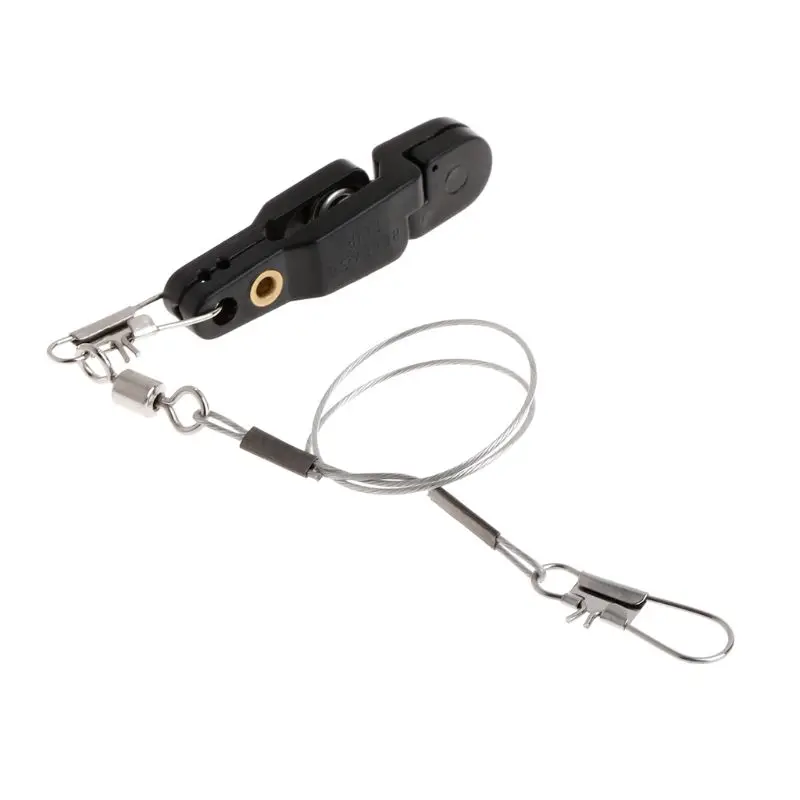 Fishing Clip With Wire Rope Tension Release Planer Snap Grip Trolling Trigger Clips Tackle Accessories