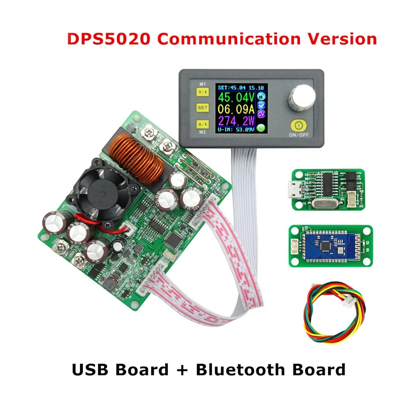 

DPS5020 Digital Control power supply 50V 20A Adjustable Constant Voltage Constant current tester DC voltmeter Regulators Ammeter