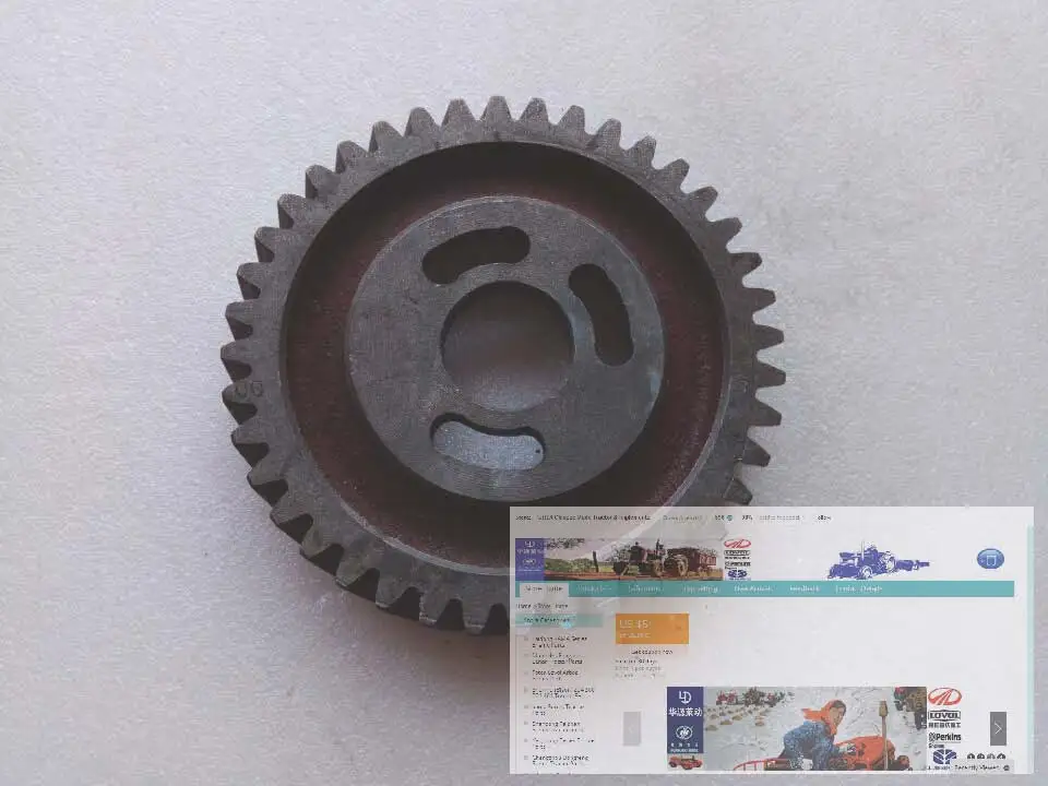 high pressure pump gear for Shenniu Bison SN254 with 295T, part number: