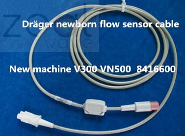 For Drager Newborn Flow Sensor Cable New Machine V300 VN500 Dedicated 8416600 AII Palm Oxygen Concentration Tester AII2000A