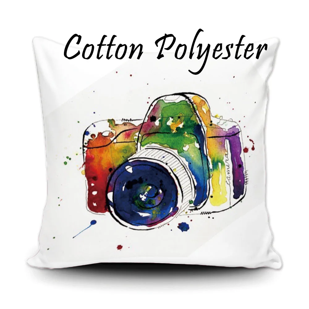 

Cameras Designs Printing Throw Pillowcase Wedding Decorative Cushion Cover Perfect Gift By Lvsure For Car Sofa Seat Pillowcases