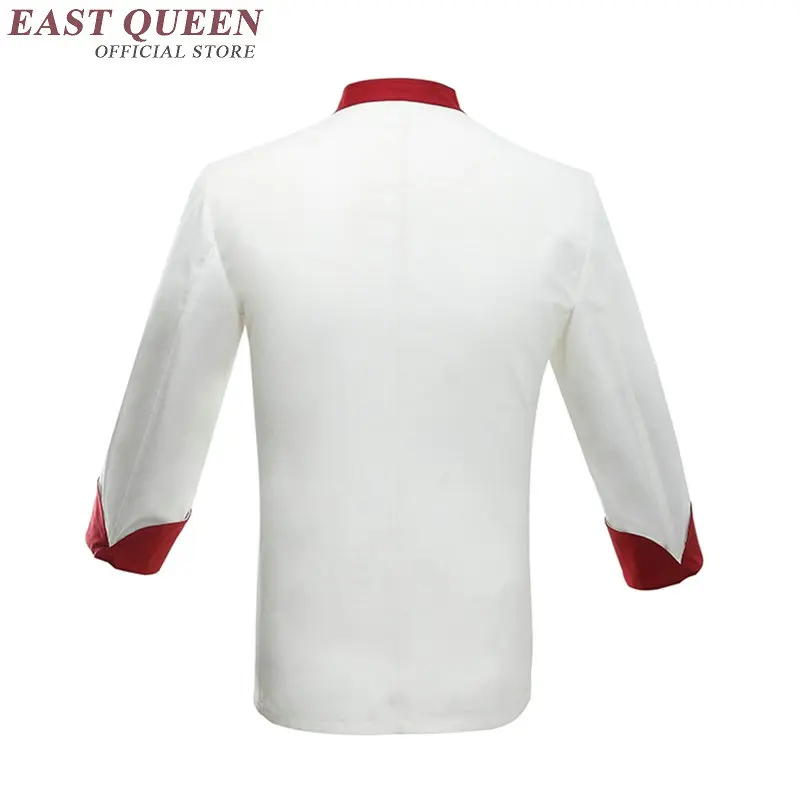 Uniforme de Restaurant, uniforme de cuisine d'hôtel, chemise de chef pour homme, vêtements de cuisinier d'hôtel, veste de chef, NN0046