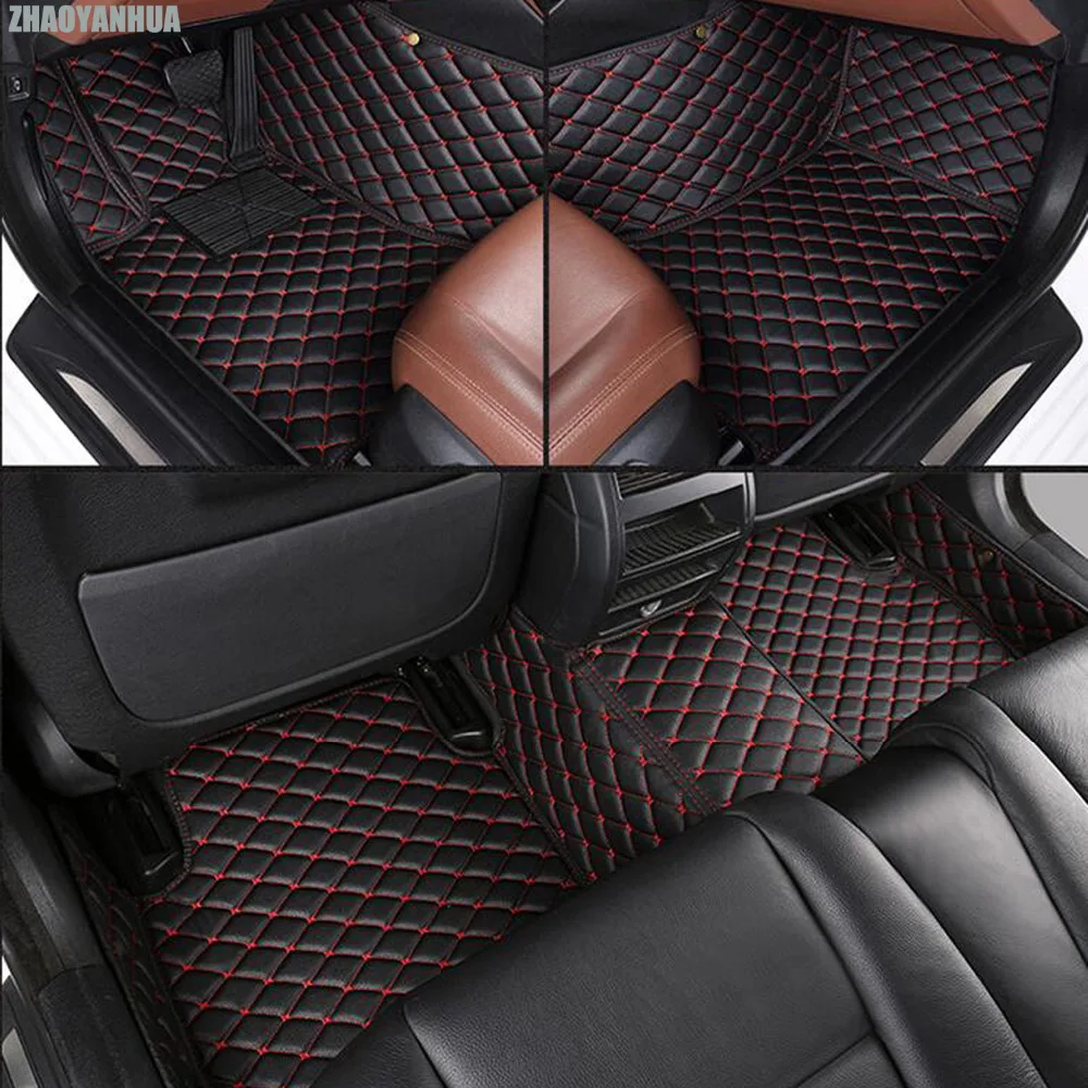 ZHAOYANHUA Car floor mats for BMW 5 series E39 520i 525i 530i 535i 540 525D 530d heavy duty special car styling 5D carpet liners