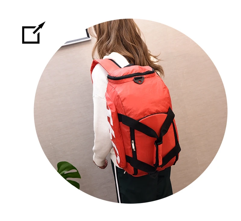 2024 Brand New Men Sport Gym Bag For Women Fitness Waterproof Outdoor Separate Space For Shoes Hide Backpack sac de sport T60