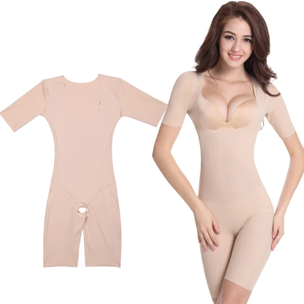 yomrzl A484 New arrival summer daily women's shapers one piece bodysuit short sleeve thin slim waist hip Shaperwear