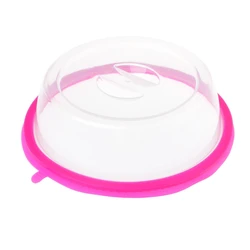 Microwave Oven Plate Cover Non Plastic Clear Dish Lid Table Dustproof