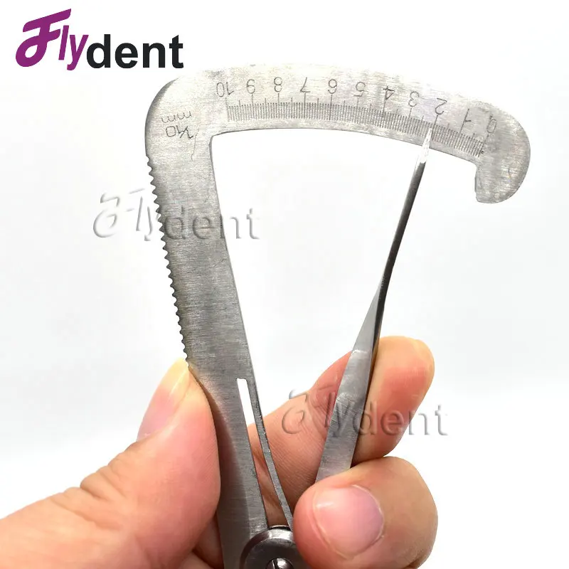 Calibre dental caliper dentista ferramentas pinça dental para metal/cera ferramenta de laboratório dental