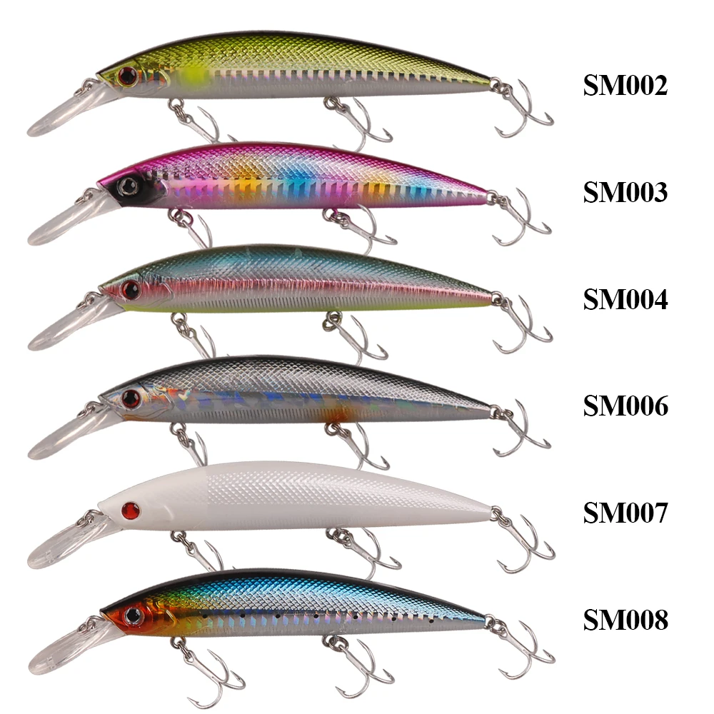 BASSKING Sinking Minnow Baits, Hard Fishing Lures, Swimbait Fishing Wobblers, Artificial Swimbait, 110mm, 35g Saltwater Lures