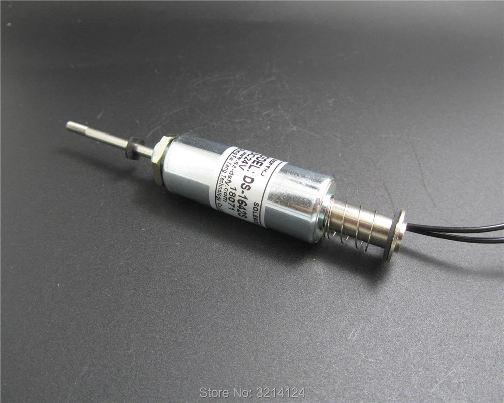 Ds - 1642  slectromagnet  dc24v keyboard tester, computer embroidery machine, push round, round tubular type, 15 mm