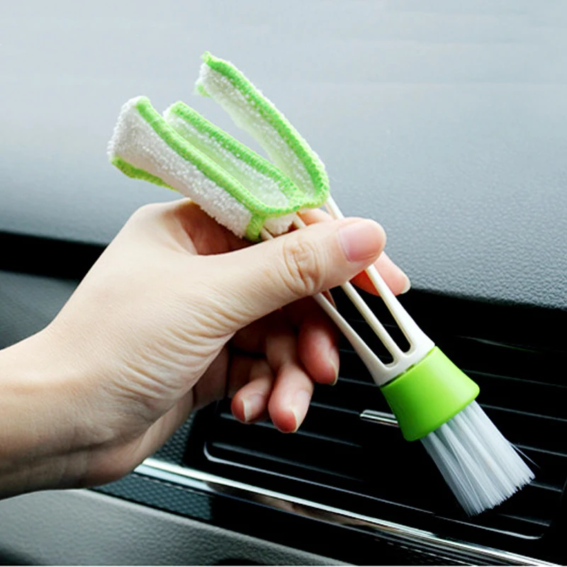 6.5 Inch Car Cleaning Brush Cleaning Tool Auto Air Conditioner Vent Blinds Cleaner Auto Wash Accessories Car Cleaning Kit