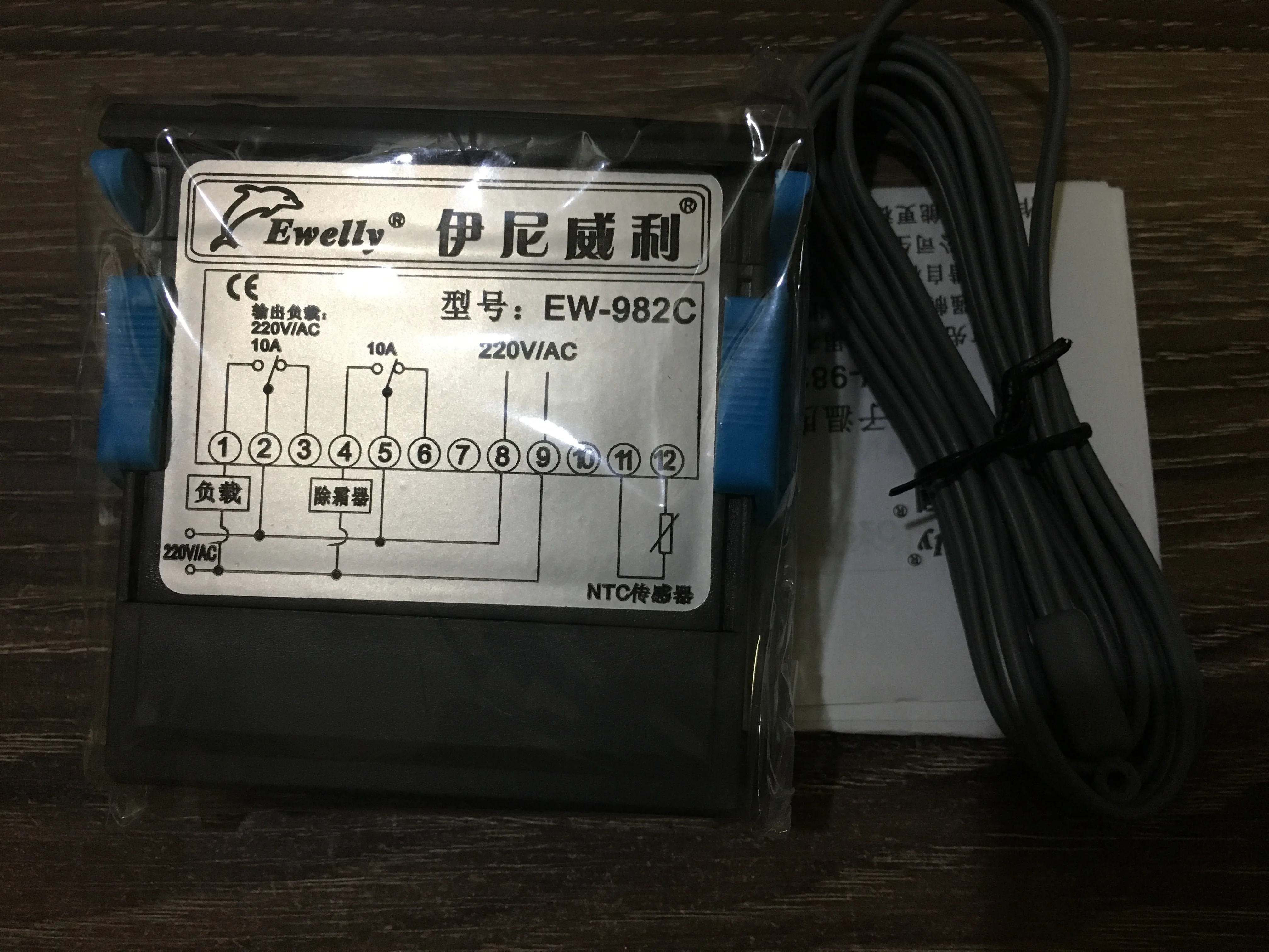 

Digital intelligent microcomputer freezing temperature controller Ewelly EW-982C instead EW-982AH-1 thermostat