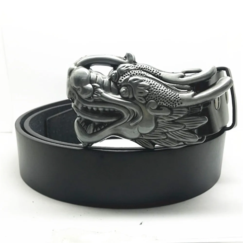 

Western cowboy belt Chinese wind zinc alloy leading leather belt man classic luxury belt4.0