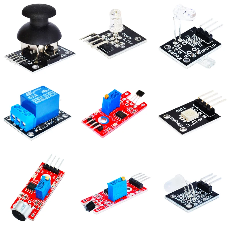 New Ultimate 37 in 1 Sensor Module Kit for Raspberry Pi 3 compatible arduino uno r3 high quality diy kit without assortment box