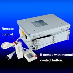 Motorized Projector Lift 100cm Running Distance Electric Ceiling Mount With Wireless Remote Control For EPSON BenQ HD Projector