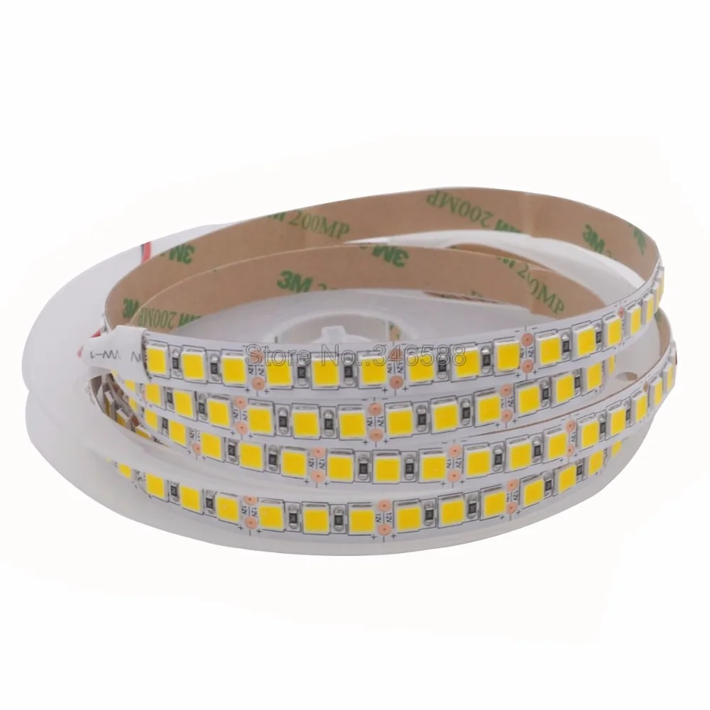 12V 24V DC 5m 5054 LED Strip Light 120LEDs/m 600 SMD IP20 IP65 IP67 Waterproof Flexible High Brightness LED Stripe Ribbon Tape