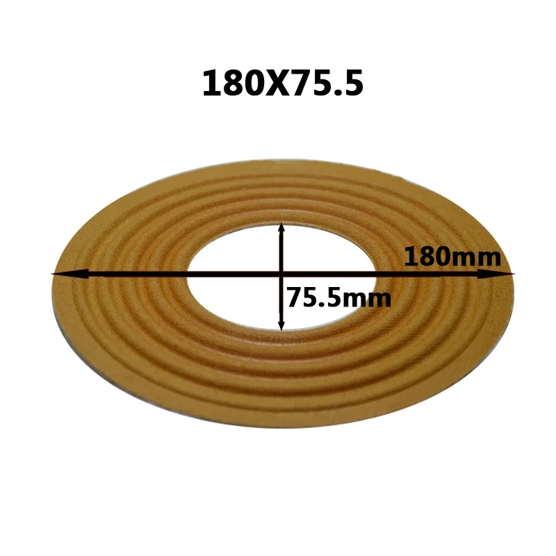 2pcs 49.5/51.5/65.5/75.5/100mm Core OD180mm Elastic Wave Loudspeaker Subwoofer Woofer Bass Speaker Repair Spider Damper