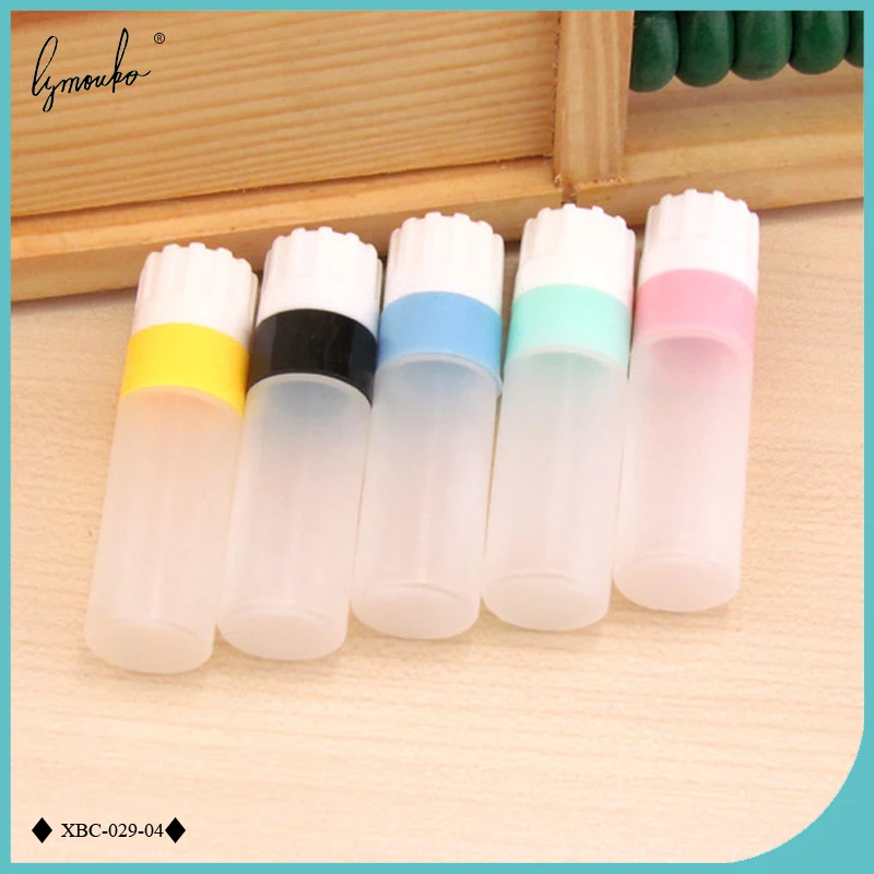 Lymouko 4pcs/Lot Multicolor Easy Carry Portable Contact Lens bottle for Travel Eyewear Accessories