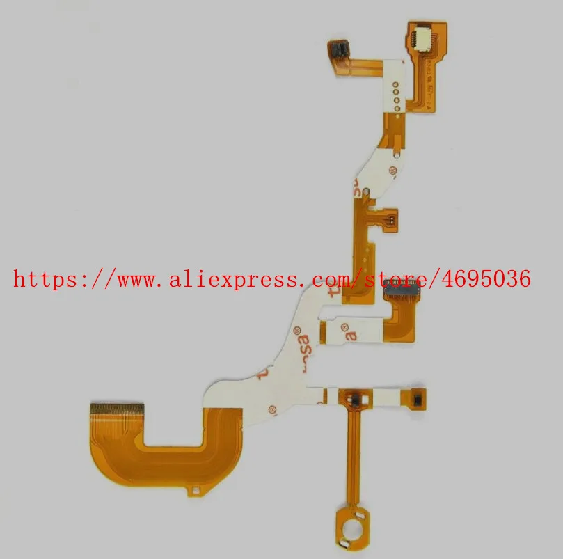 NEW Lens Back Main Flex Cable For SONY DSC-WX300 DSC-WX350 WX300 WX350 Digital Camera Repair Part + Sensor + Socket