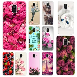 Fashion Silicone Case For Samsung Galaxy A6 2018 Case A600 sm-a600f Soft TPU Cover For Samsung Galaxy A6 2018 Shell Phone Funda