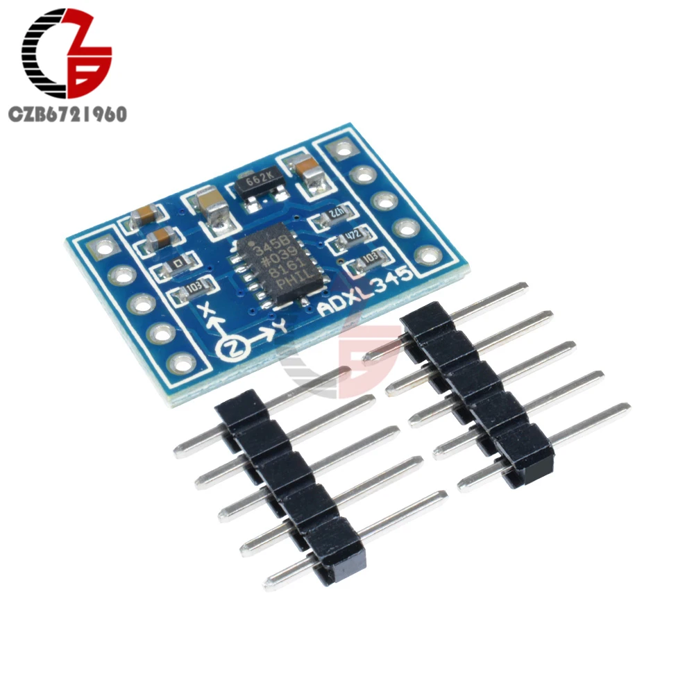 3-axis Tilt Sensor Module DC 3V-5V ADXL345 Digital Acceleration of Gravity Tilt Module I2C SPI AVR ARM MCU for Arduino