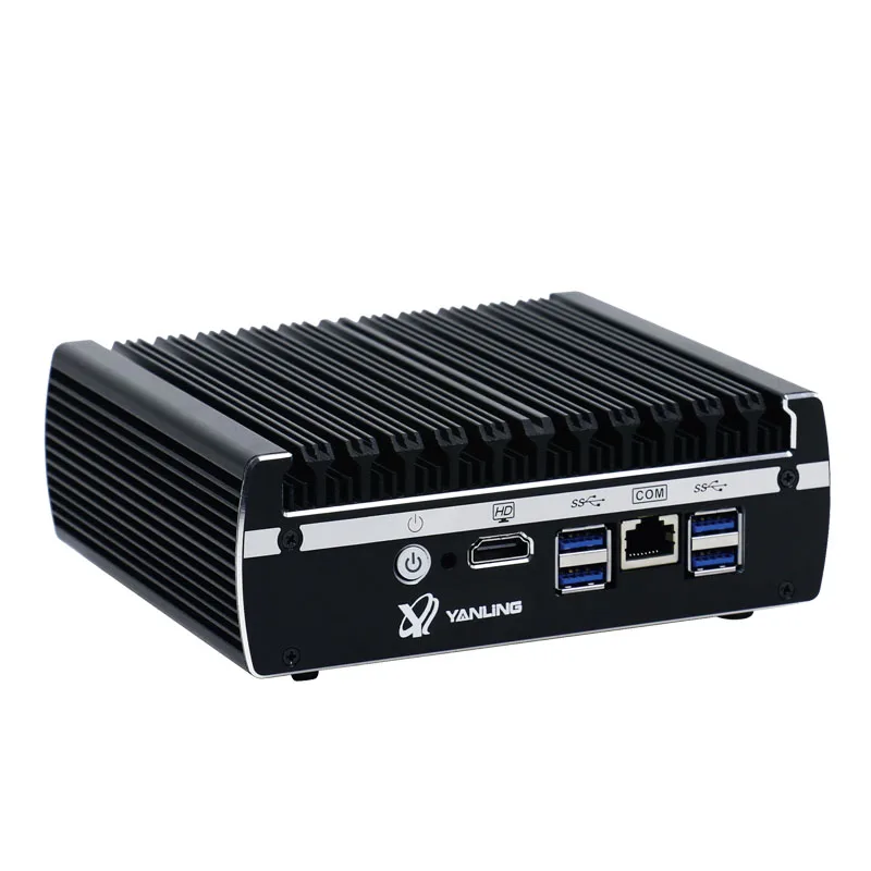 Yanling 6 poorten firewall micro-apparaat mini pc intel i3 8130u DDR4 ram AES-NI linux server firewall computer voor venster 10