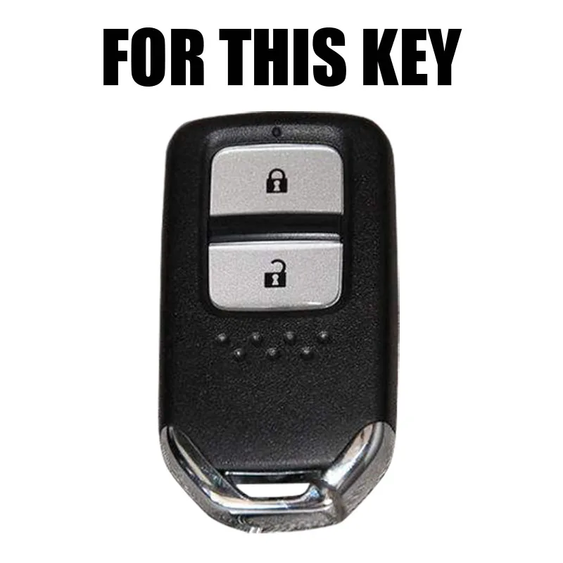 Silicone Car Key Case For Honda Fit HR-V Vezel Jazz City Civic Accord Odyssey Crosstour Cover Keyless Fob Shell Skin Holder