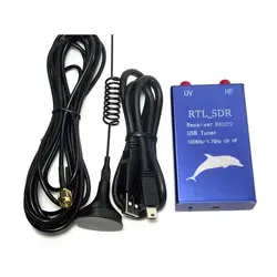 RTL2832U + R820T2 100KHz-1.7GHz UHF VHF HF RTL.SDR USB 튜너 수신기 AM, FM 라디오