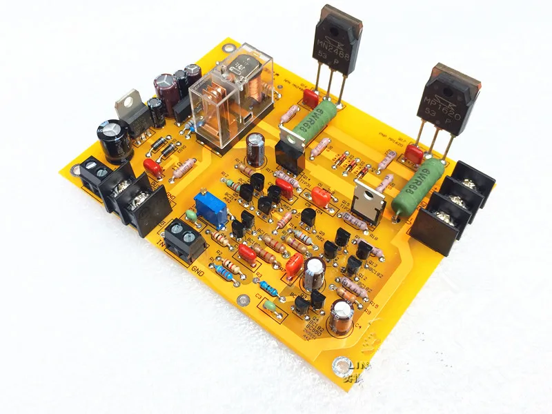 

refer "Voice of the Valley" circuit MN2488 MP1620 / TIP142 TIP147 TFull symmetry class A 50W amplifier board with Three band EQ