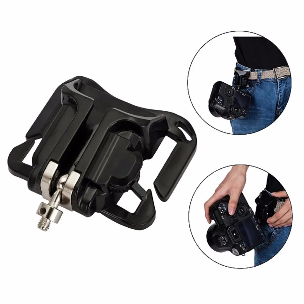 Meking Fast Loading Camera Photo Holster Waist Belt Buckle Button Straps Accessories For DSLR Camera Hanging Fast Shooter