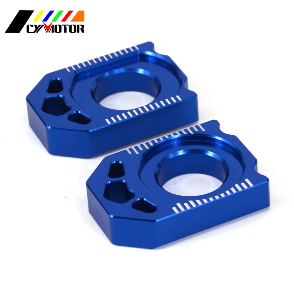 Corrente de bloco de ajuste traseiro cnc para yamaha yz125 yz250 yz250f yz450f yz125x yz250x yz450fx yz250fx wr250f wr450f wr250r wr250x