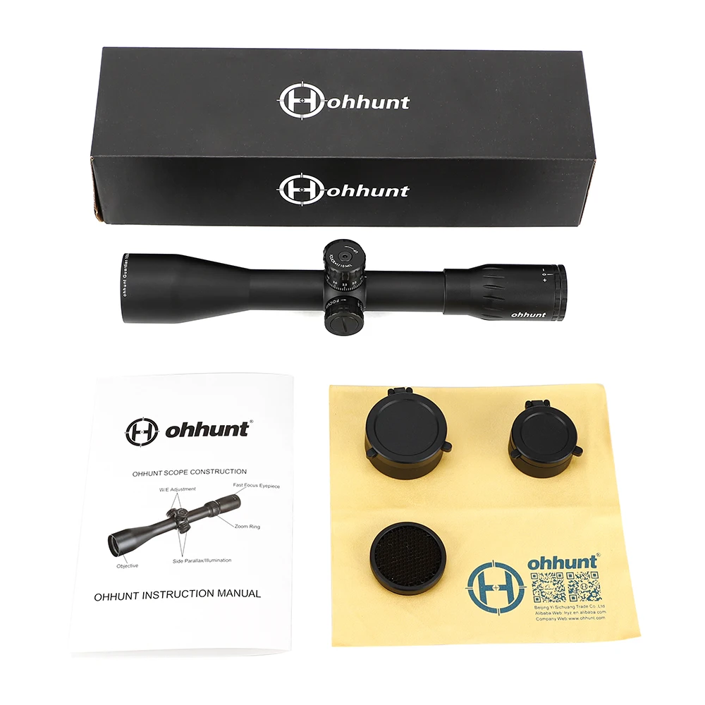 ohhunt Guardian 10X44 SF Hunting Optical Scope Wire Reticle Side Parallax Shooting Scope Sight image 6