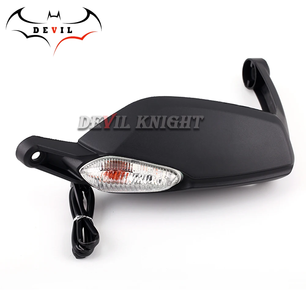 For DUCATI Hypermotard 820/ Hyperstrada 821 2013 2014 2015 Right Brake Side  Left Clutch Side HandGuard Handlebar  with Light