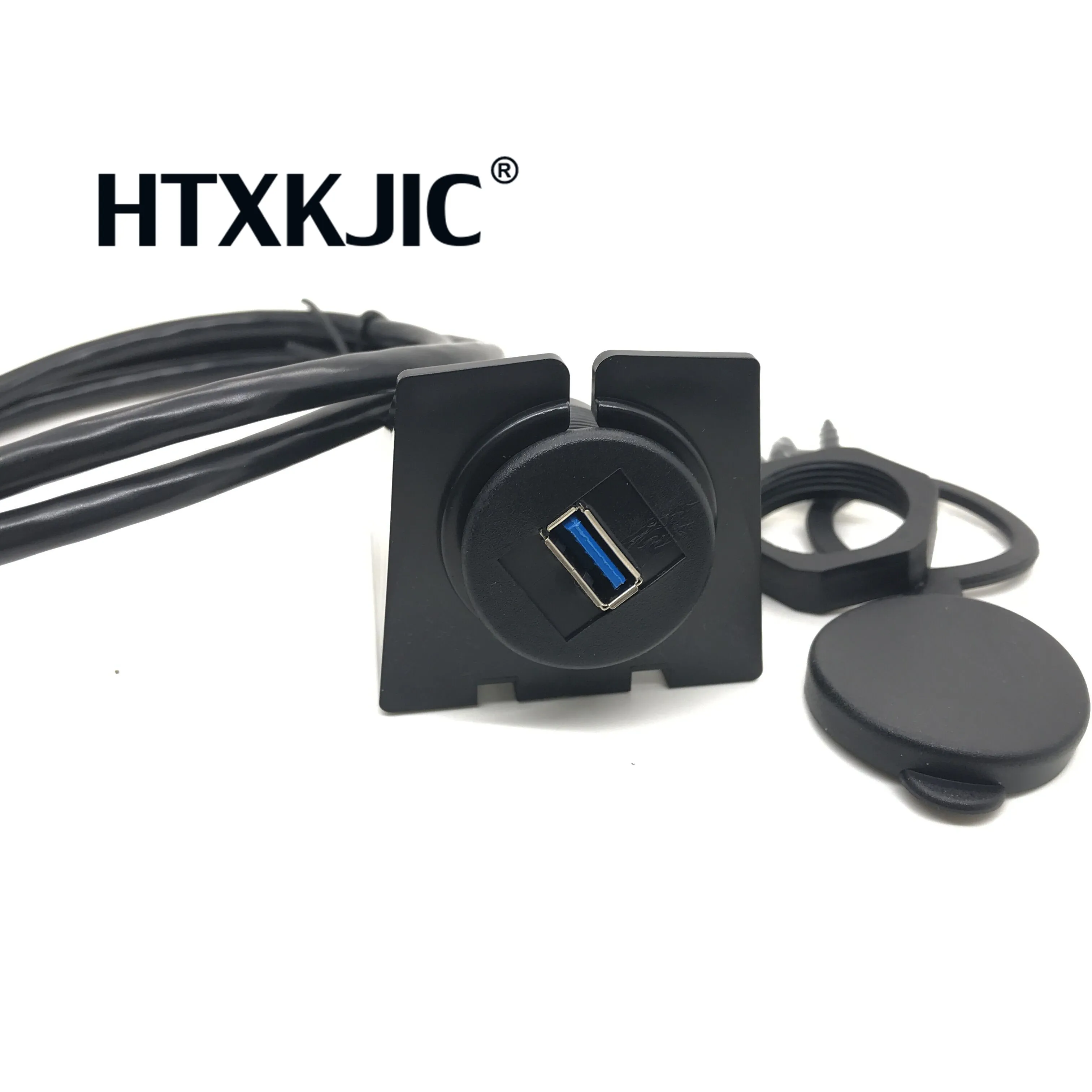 كابل تمديد لوحة القيادة من الذكور إلى الإناث ، USB 3.0 ، 1 متر ، 2 متر ، مقاوم للماء ، لوحة القيادة ، السيارة ، القارب ، الدراجة النارية