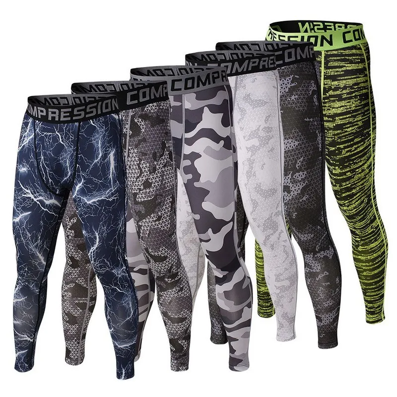 Men's Runs Camo footballs Soccers Pants Leggings Fitness Joggings Trouser Tights active Trainings Gyms Clothing male Camouflage