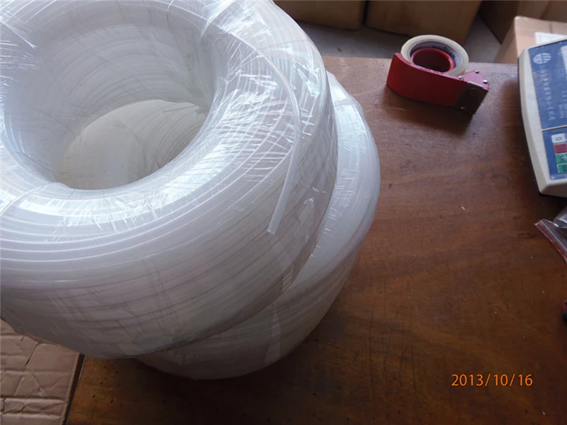 plastic protective round tube for bare fiber heat shrink splicing sleeve optical fibre 4*5mm 4*5.5mm 5*6mm 6*7mm ELINK 200mtr