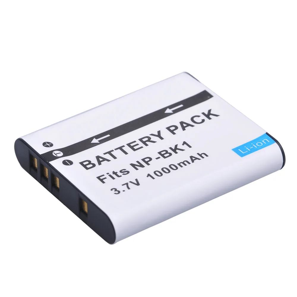 Tectra 3.7V 1000mAh NP-BK1 NPBK1 np bk1 Battery for Sony DSC-S750 S780 S950 S980 W180 W190 W370