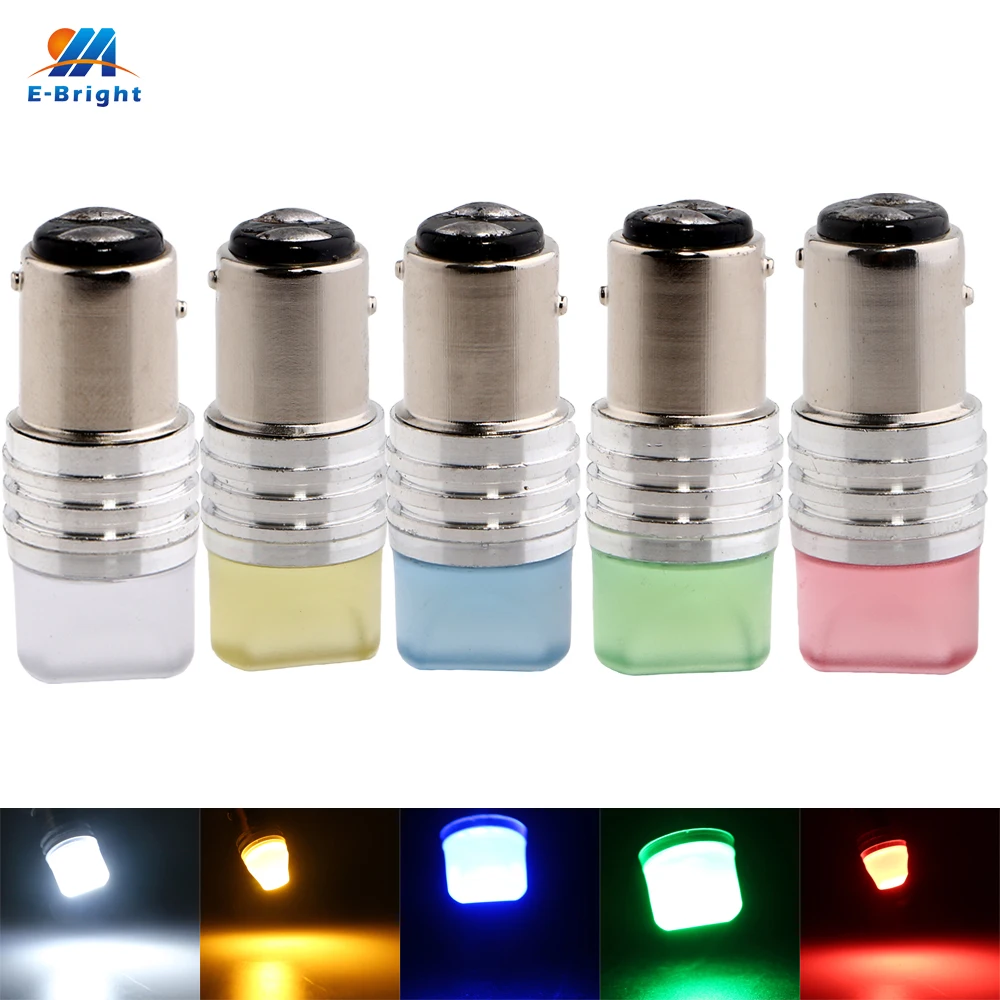 

10/20pcs S25 1157 1156 BAY15D P21/5W 2835 9 SMD Glass Car Bulb Led 12V Turn Signal Light White Blue Red Green Amber 270 Lumens