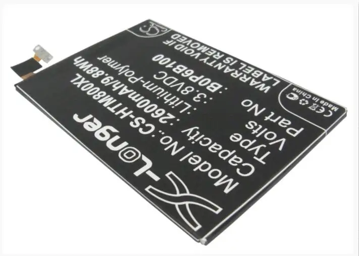 Cameron Sino 2600mah battery for  HTC 0P8B200 0PAJ5 E8 M8 One M8 One M8d One M8E  35H00214-01M B0P6B100