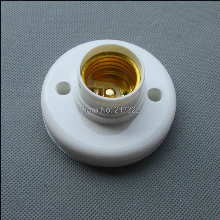 10pcs/lot, E27 lamp base holder E27 lamp fitting fix base LED Lamp aging test holder E27 socket