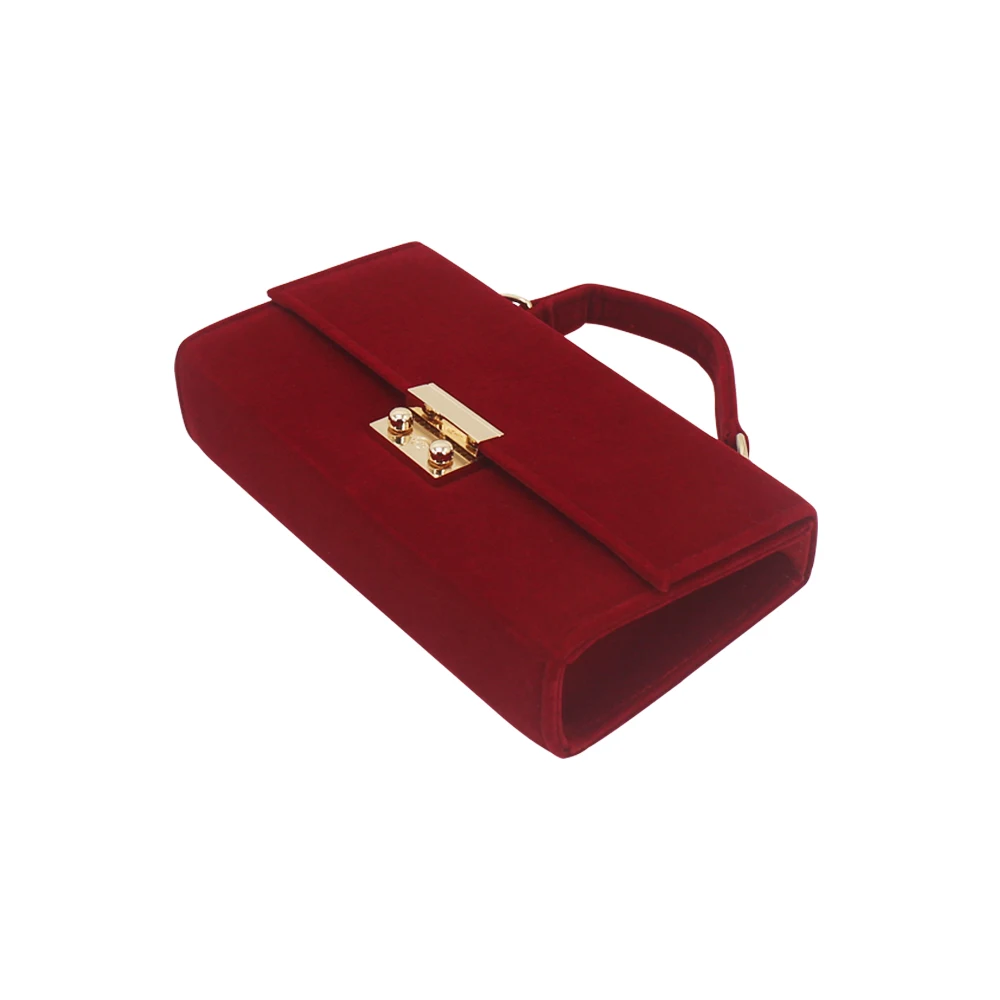 2022 New Design Fashion Velvet Clutch Bag Pure Color Lady Woman Girl Female Evening Bags