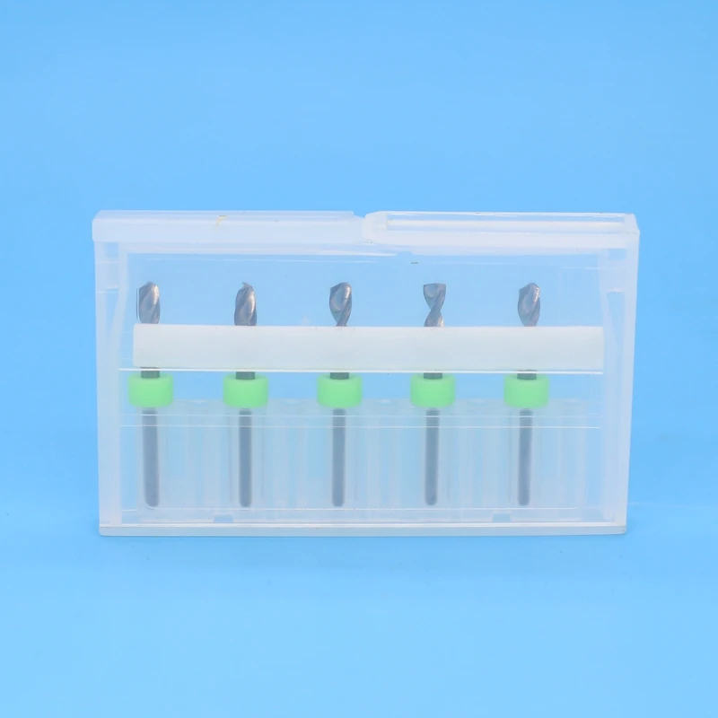 Mini broca de carburo de tungsteno, herramienta de rotación de enrutador CNC para placa de circuito impreso, cortador de fresado, PCB, 3,1mm-4,0mm, 5 uds.