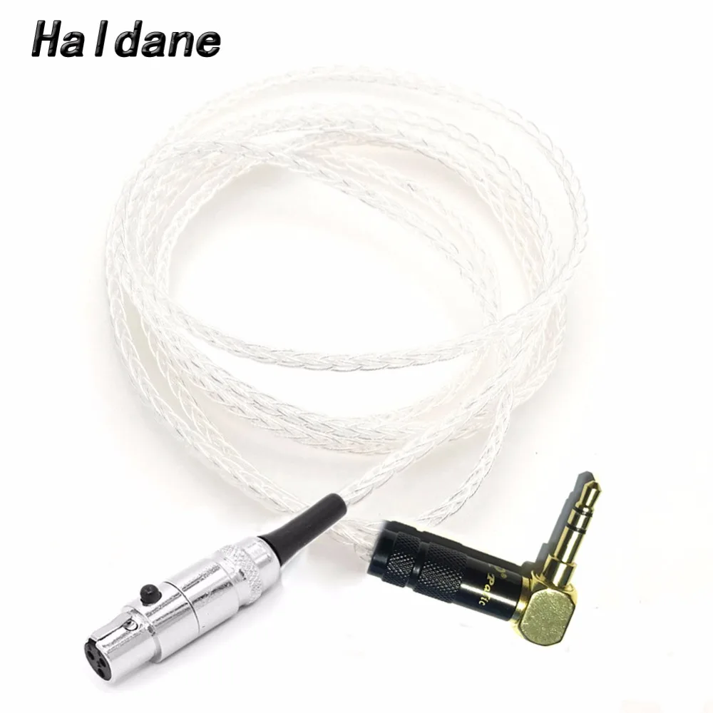 Haldane 8 Cores 7N OCC Silver Plated Earphone Upgraded Cable Wire for K240 K242 K271 K272 K702 Q701 Headphones
