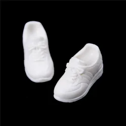 One Pair Fashion Doll Shoes Sport White Shoes For Blyth Doll Suitable For Licca 1/6 Doll