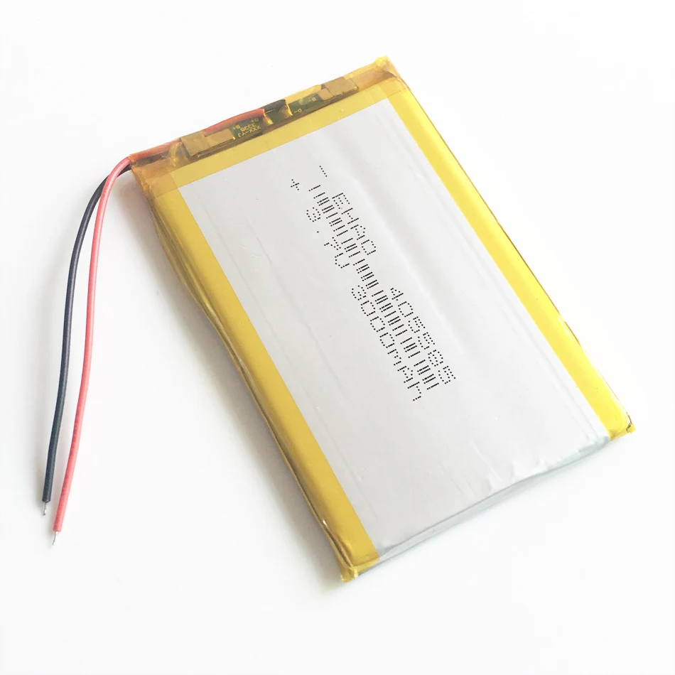 3.7V 3000mAh litowo-polimerowa Lipo akumulator 405585 do Power banku Tablet pc PAD Laptop klawiatura notebooka telefon komórkowy