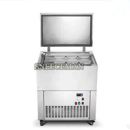 commercial 6 Blocks electric snowflake  ice shaving maker High efficiency and energy-saving snowflake ice machine