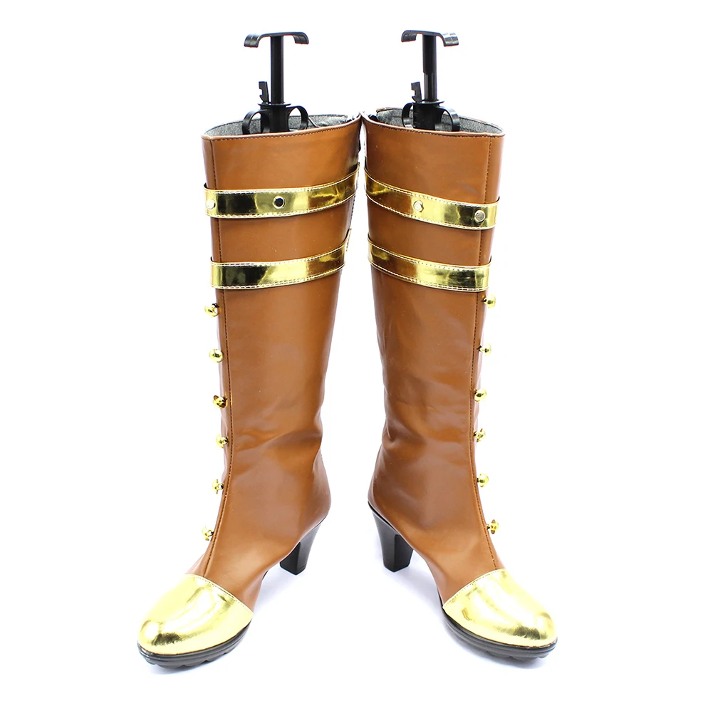 Brdwn  The Sheriff Of Piltover Women's Caitlyn cosplay High Boots custom high-heel Shoes