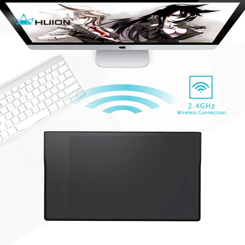 HUION Inspiroy Q11K Wireless Digital Tablet Professional Animation Art Graphic Drawing Tablet Pen Writing Tablet